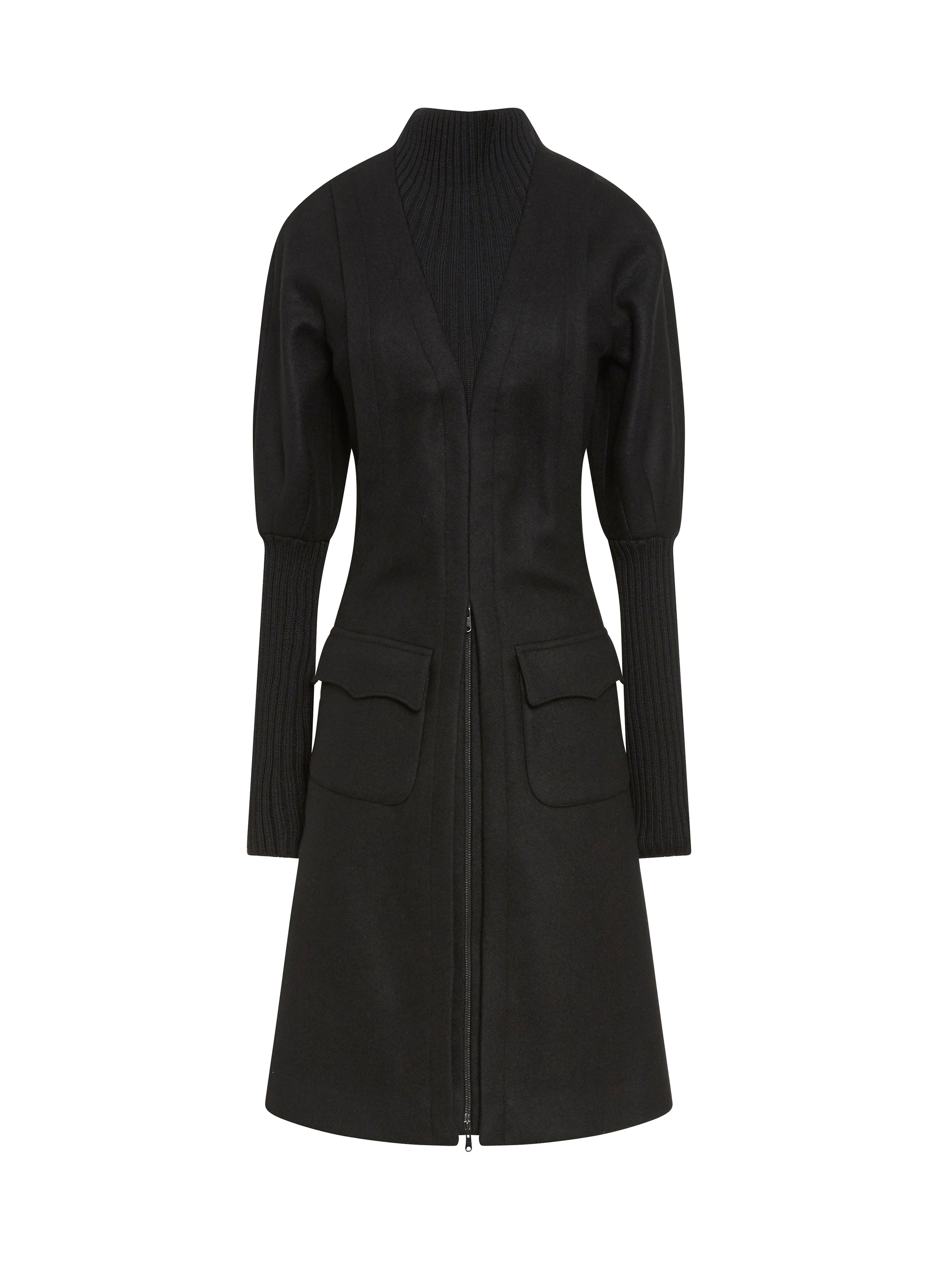 Robe en cachemire - Noir