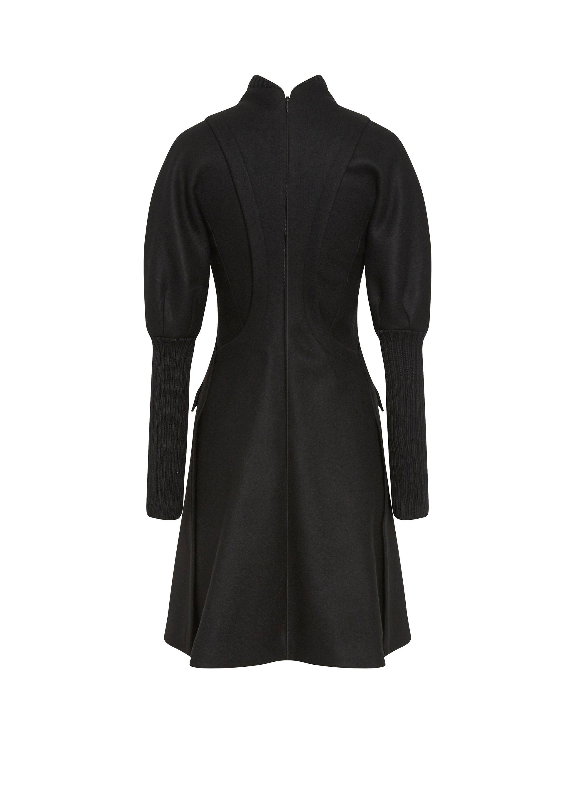 Robe en cachemire - Noir