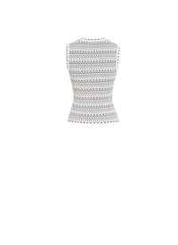 Maille Twin-set Parfum en maille - Blanc & Noir