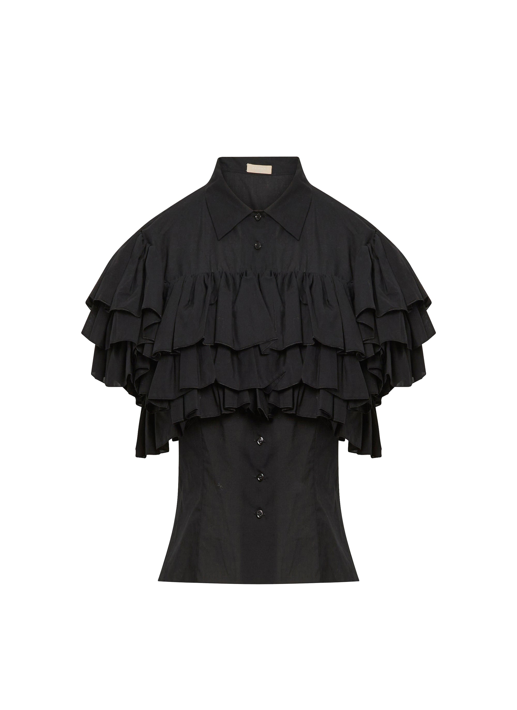 Sleeveless Shirt - Black