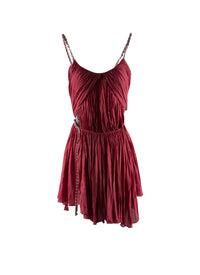 Robe coeur sans manches - Framboise