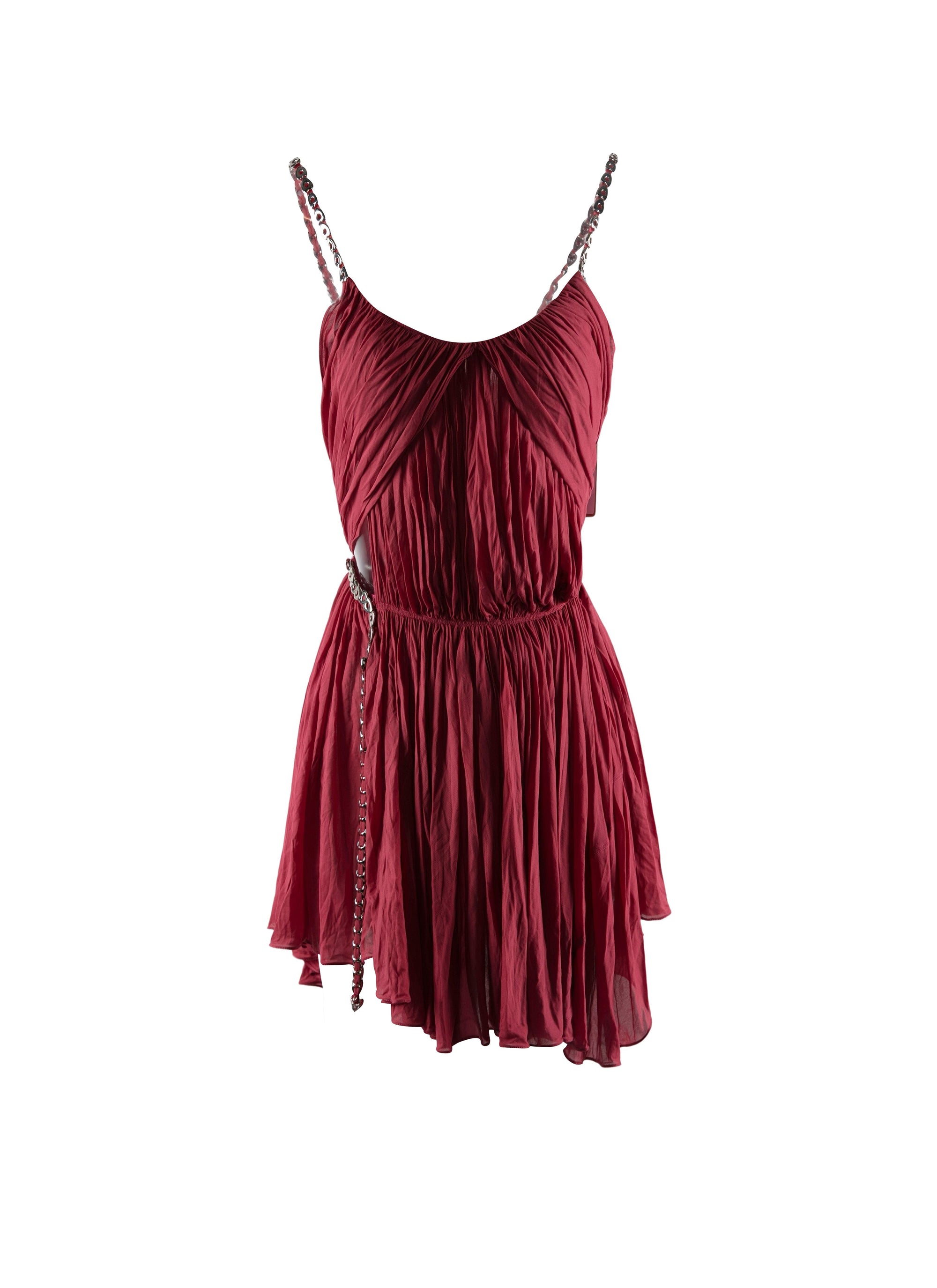 Robe coeur sans manches - Framboise