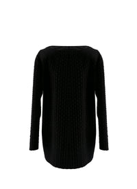 Pull métallisé à coupe ample - Noir & Noir