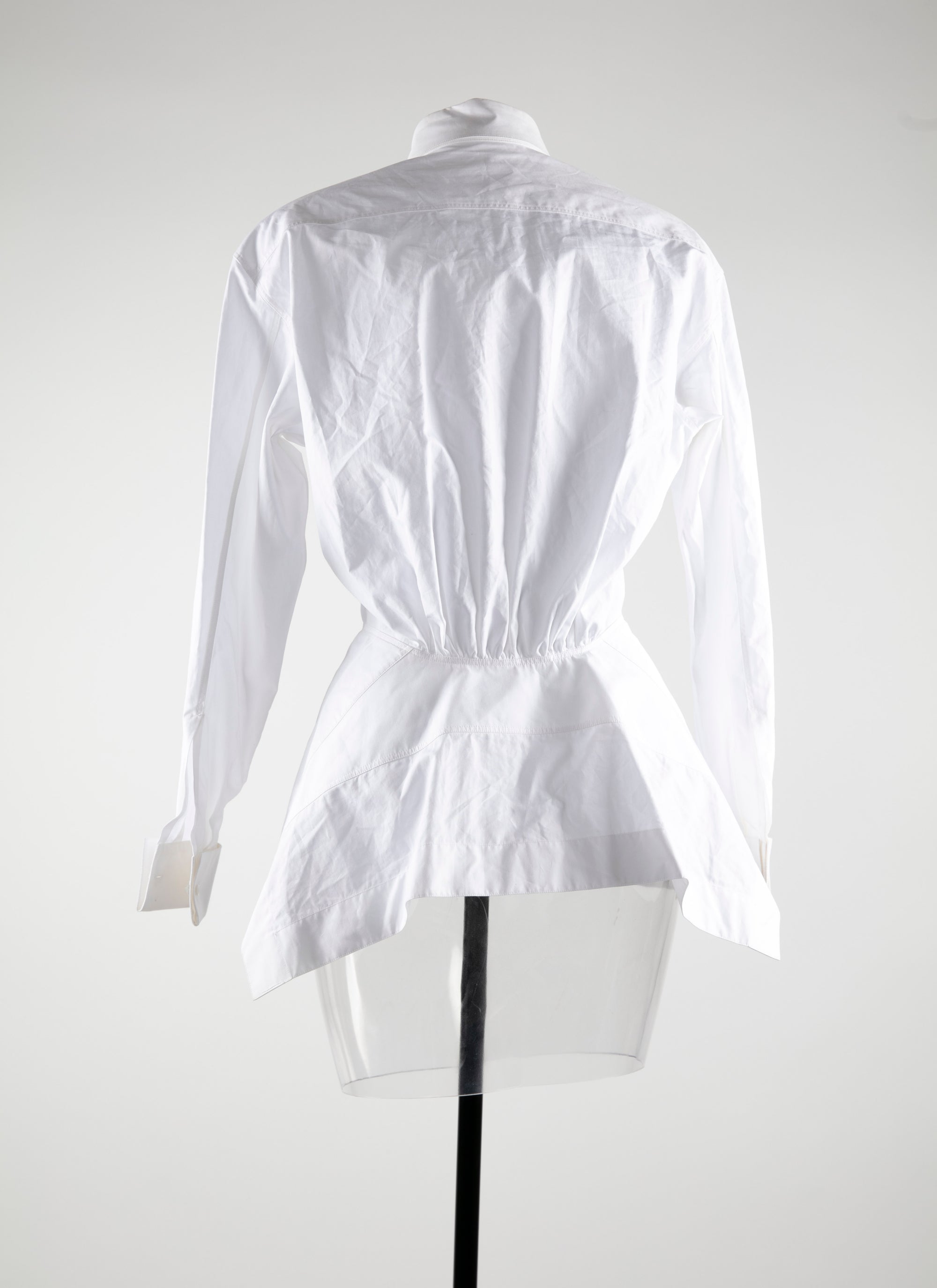 Chemise basque à manches longues - Blanc