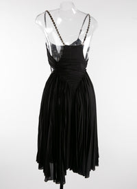 Robe coeur sans manches - Noir