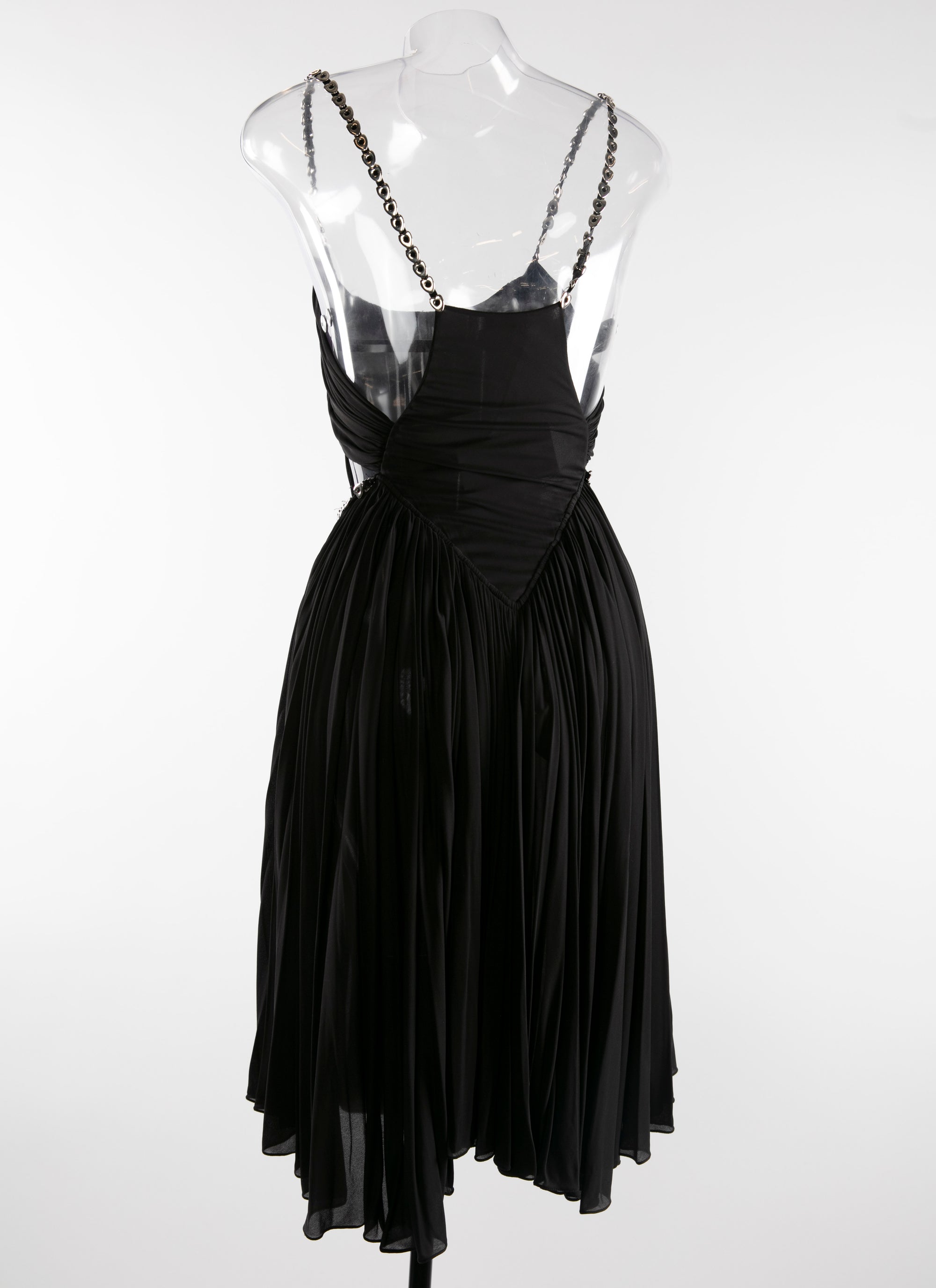 Robe coeur sans manches - Noir