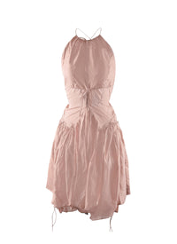 Robe sans manches en soie - Noisette & Or