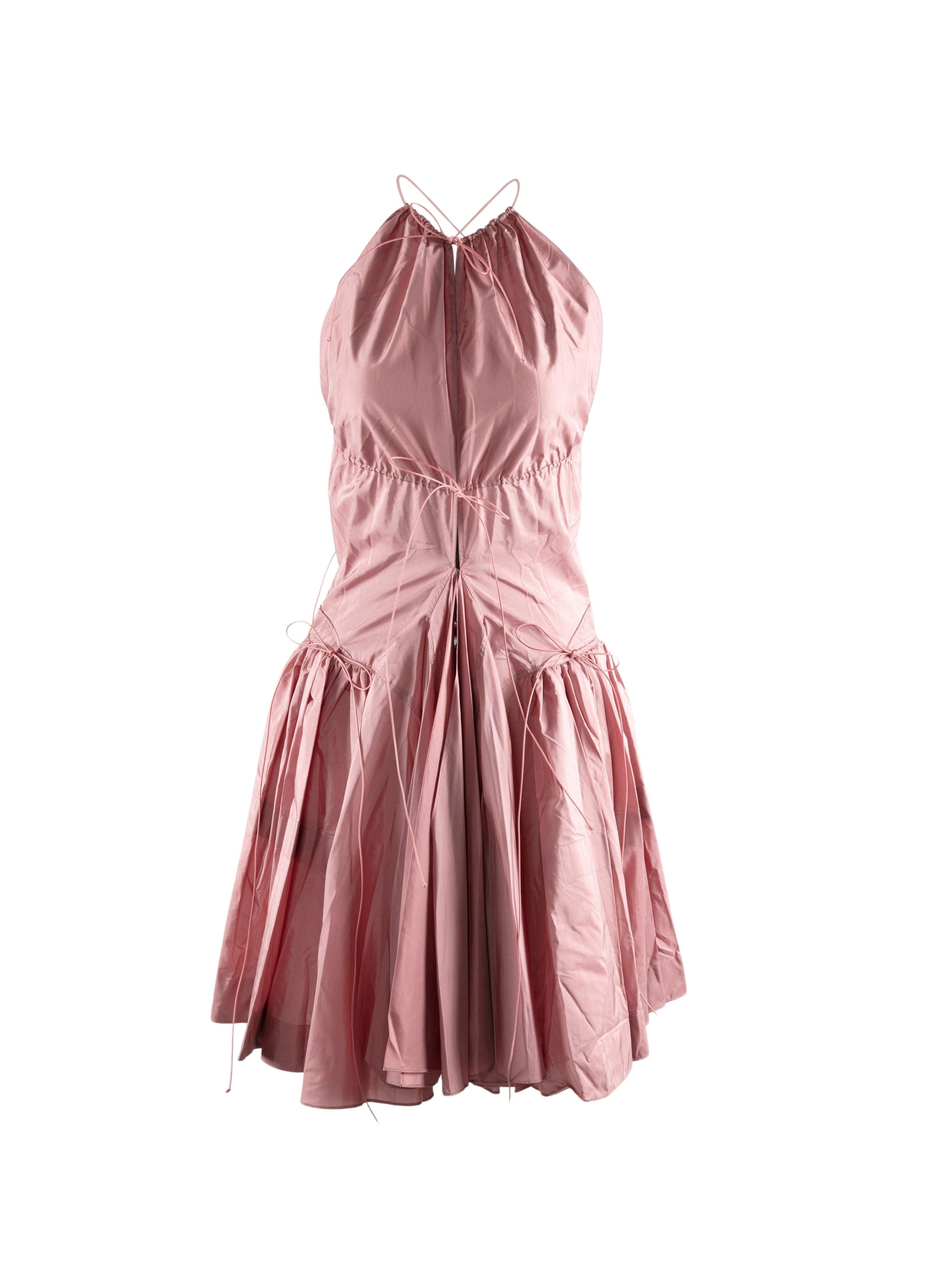 Robe sans manches en soie - Rosé beige