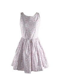 Robe sans manches - Blanc & Fard