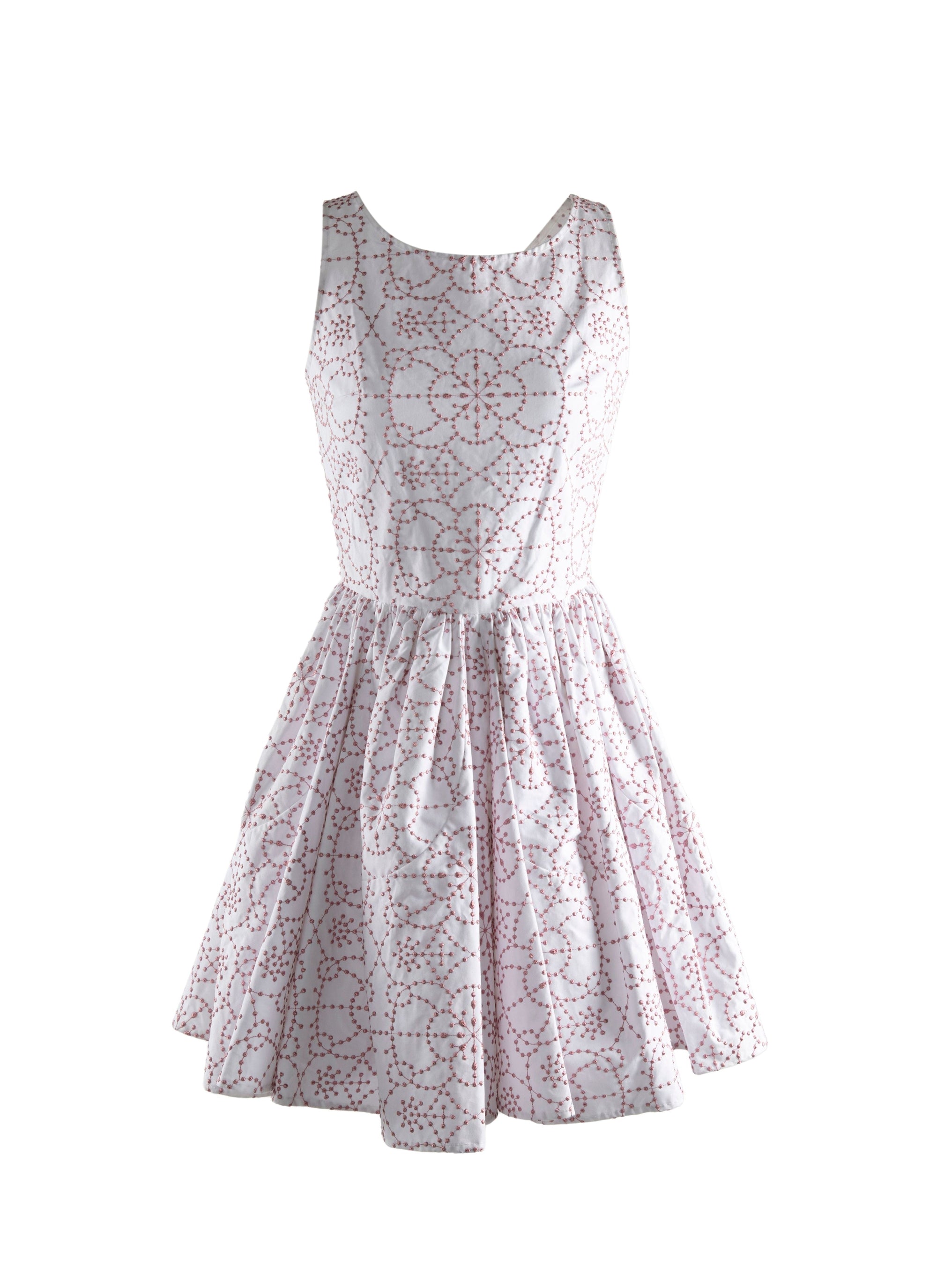 Robe sans manches - Blanc & Fard