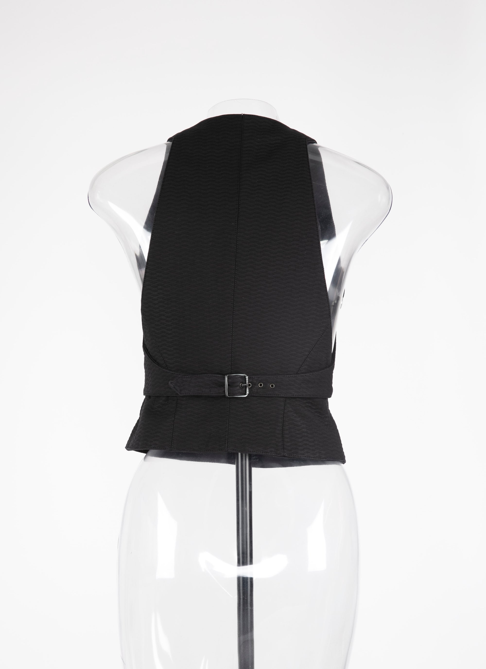 Sleeveless cardigan - Black intense