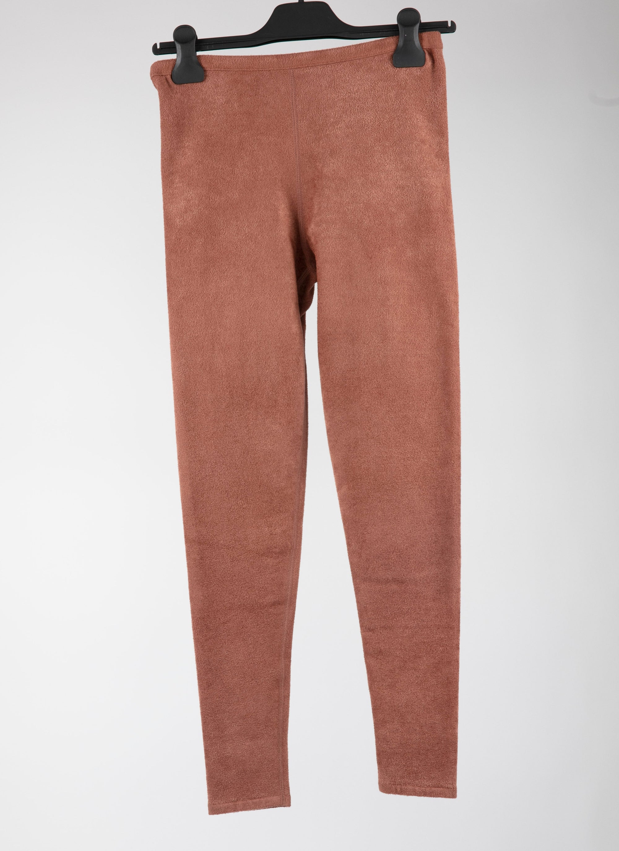 Legging basique en velours - Tabac