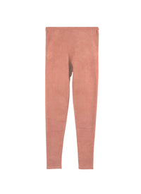 Legging basique en velours - Noisette