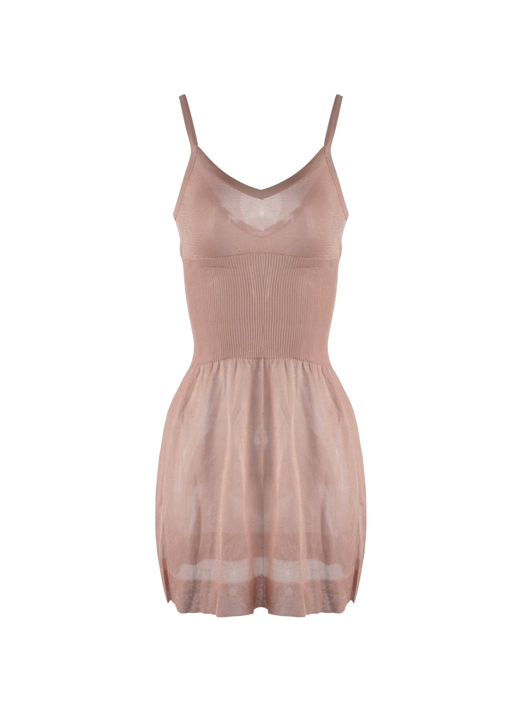 Silk dress Base - Flesh