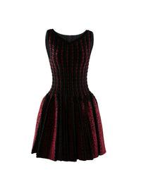 Sleeveless bubble dress - Ruby