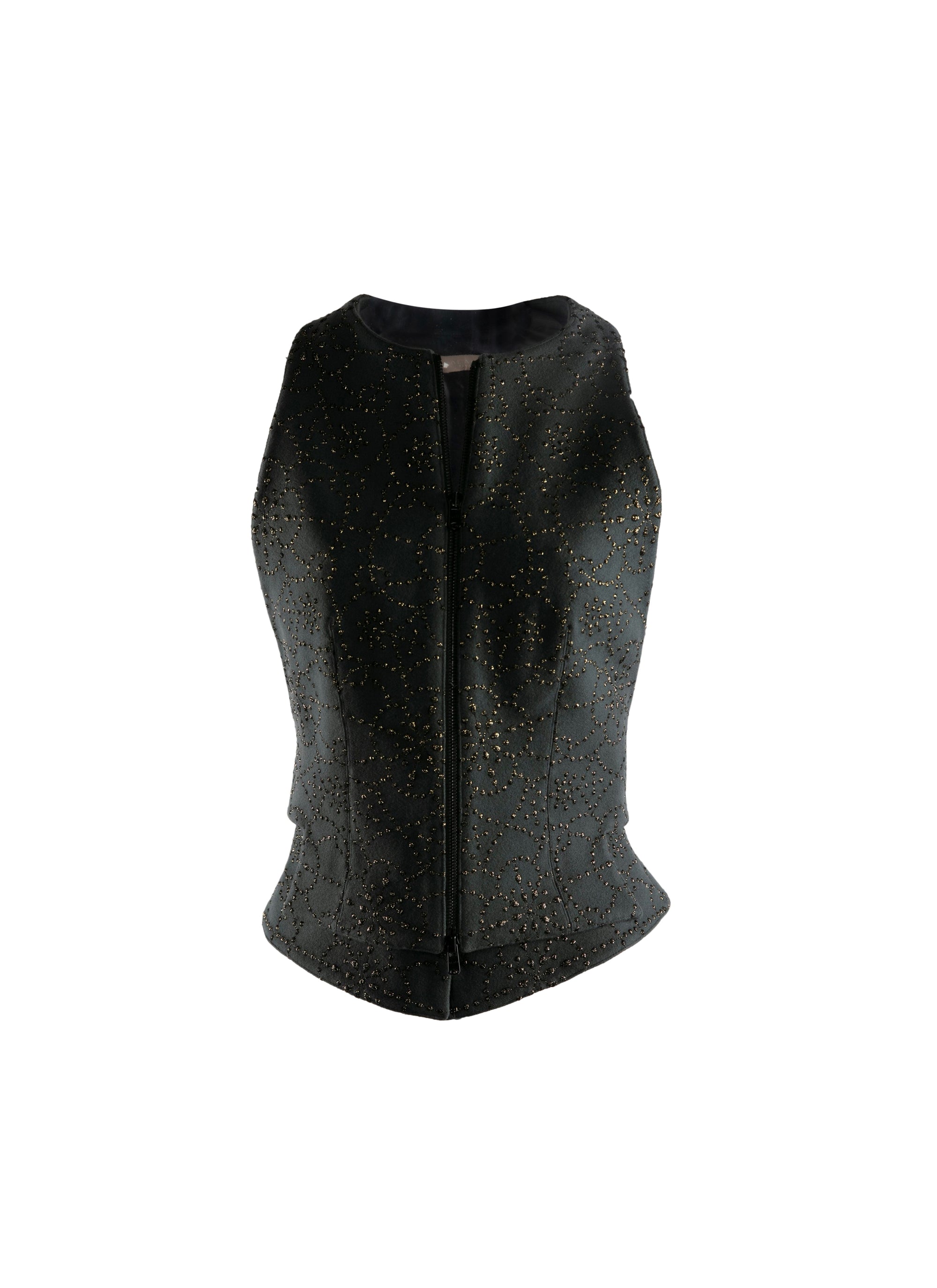 Gilet sans manches en laine - Noir