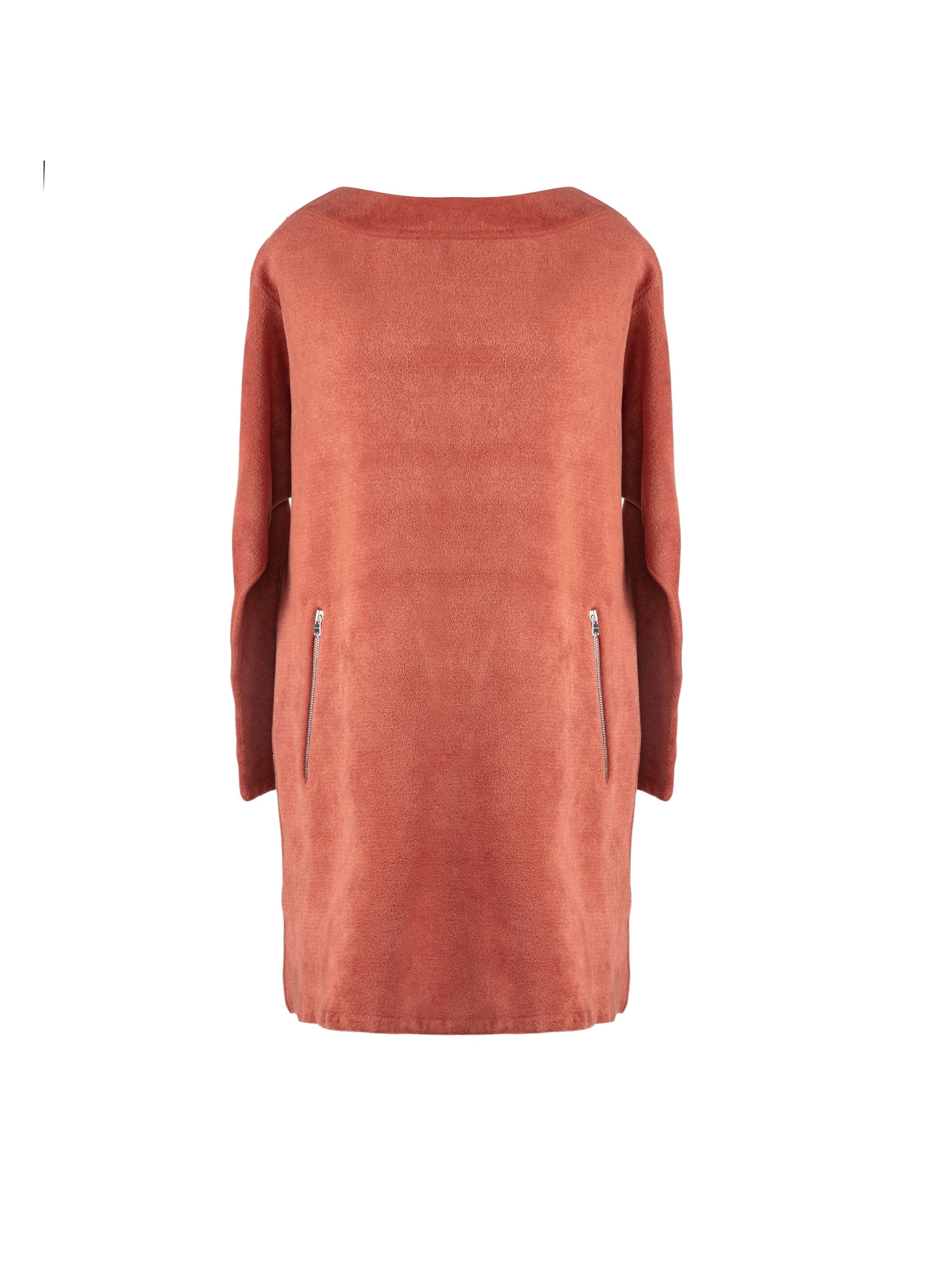 Pull métallisé à coupe ample - Noisette