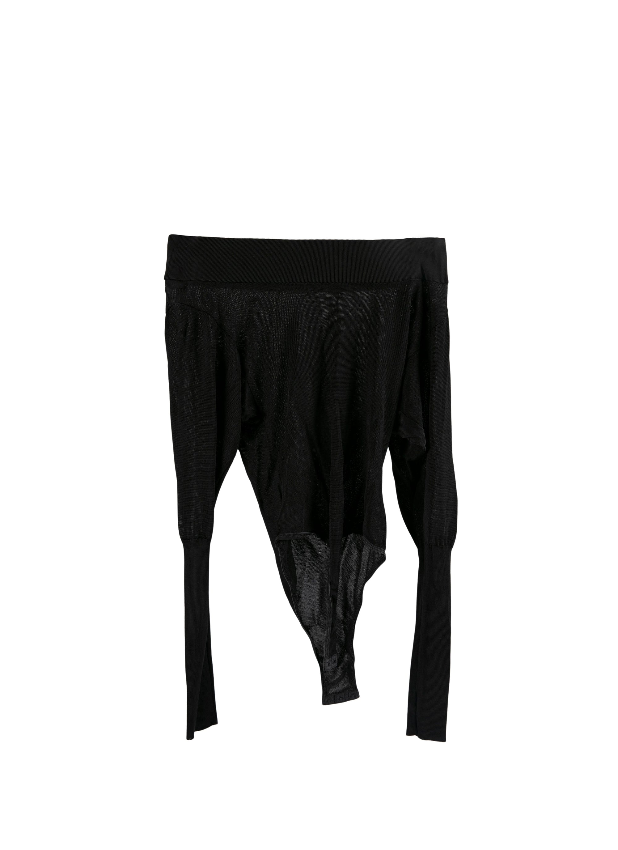 Structured leggings with transparent inserts - Sand