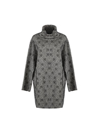 Wool speckled long sleeve jumper - White