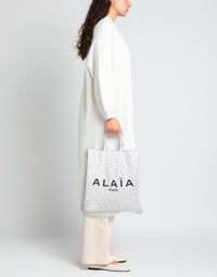 Tote Bag logo Alaïa - Blanc