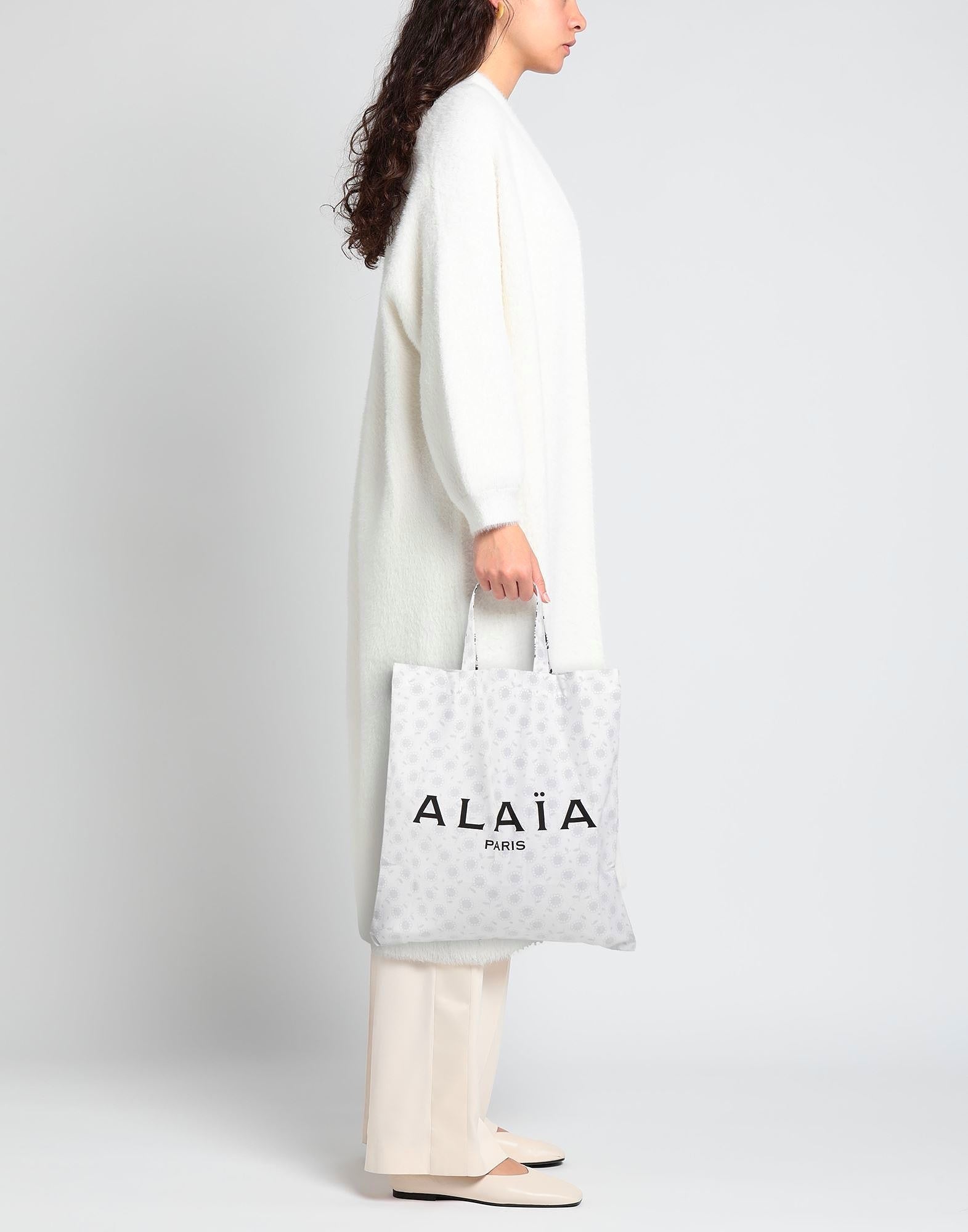 Tote Bag logo Alaïa - Blanc