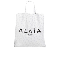 Tote Bag logo Alaïa - Blanc