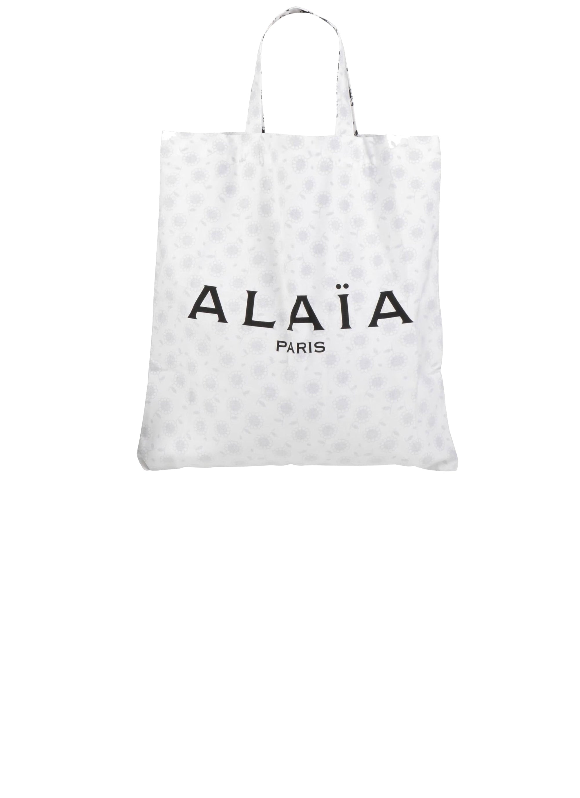 Tote Bag logo Alaïa - Blanc