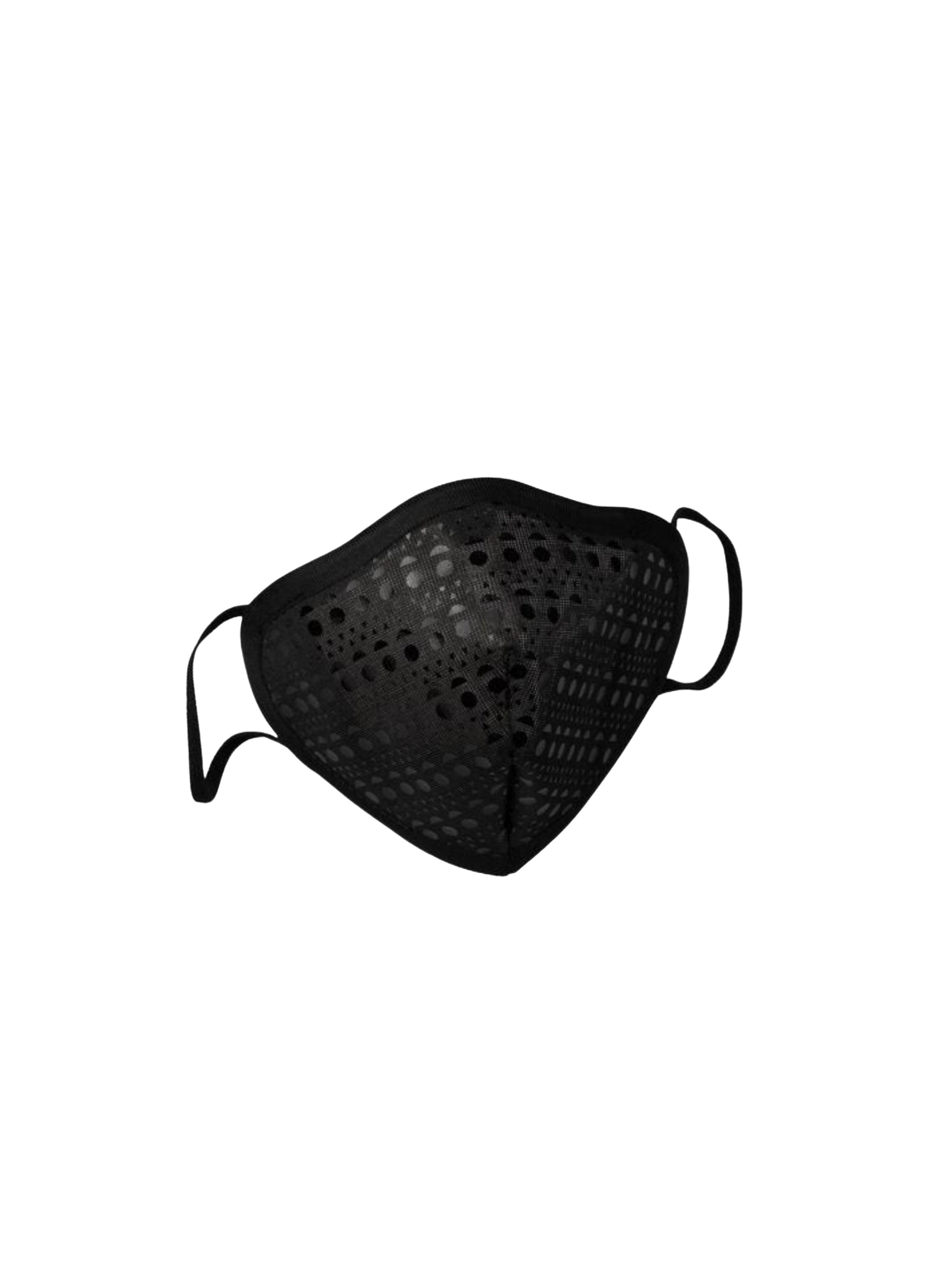 Masque Alaïa ajouré - Noir