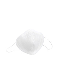 Masque Alaïa ajouré - Blanc