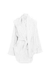 Peignoir ceinture - Blanc