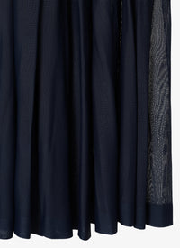 Open back draped fluid maxi dress - Night