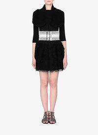 Top sans manches Houpette - Noir