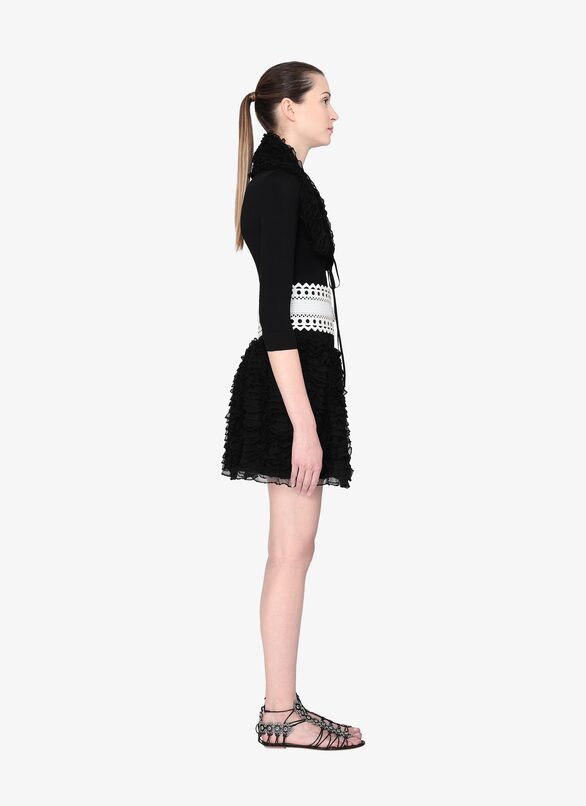 Top sans manches Houpette - Noir