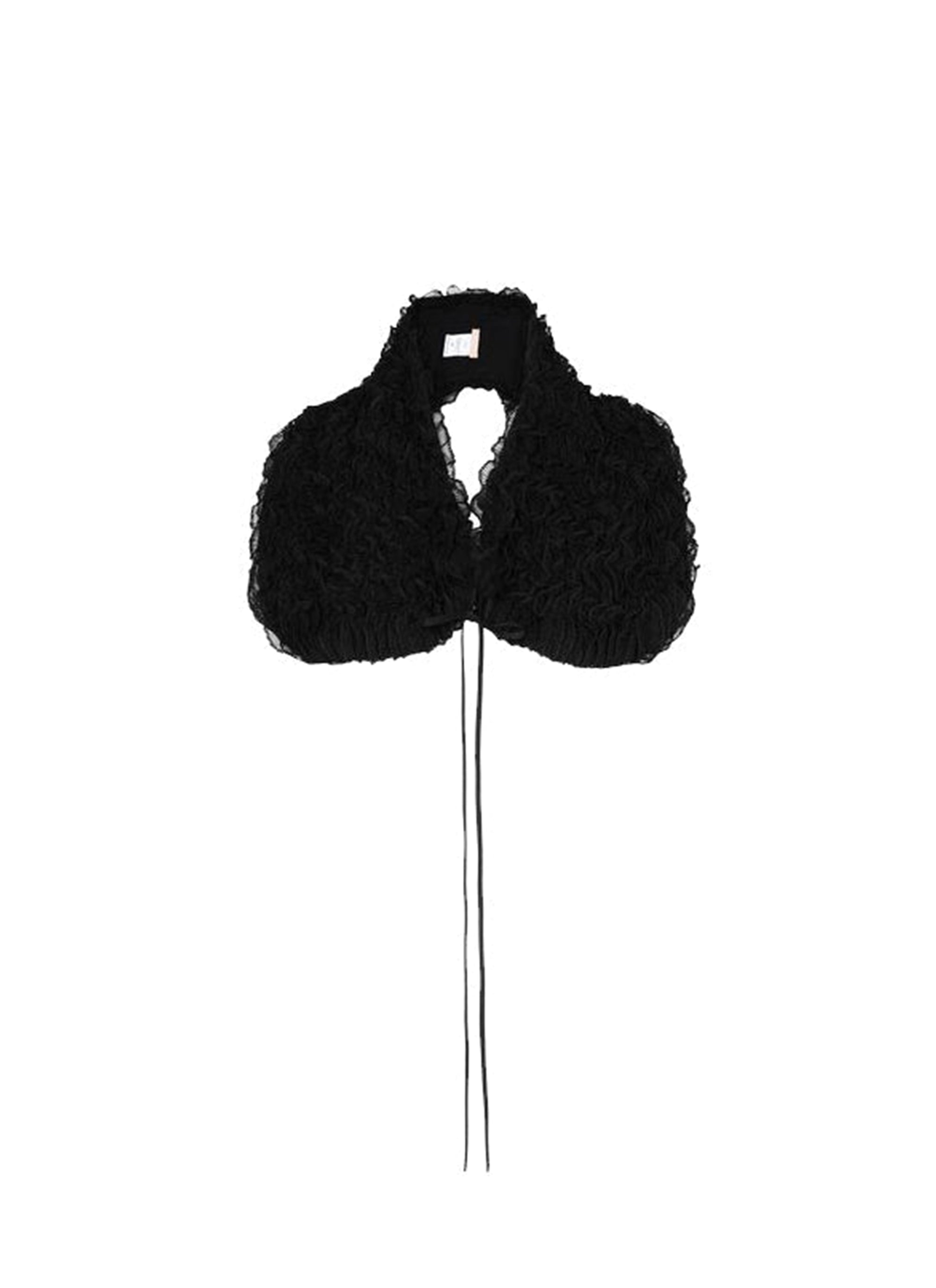Long neck Tie back - Black