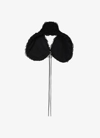 Top sans manches Houpette - Noir