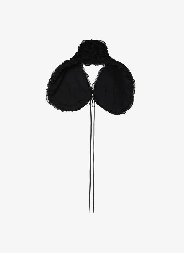 Top sans manches Houpette - Noir