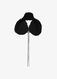 Top sans manches Houpette - Noir