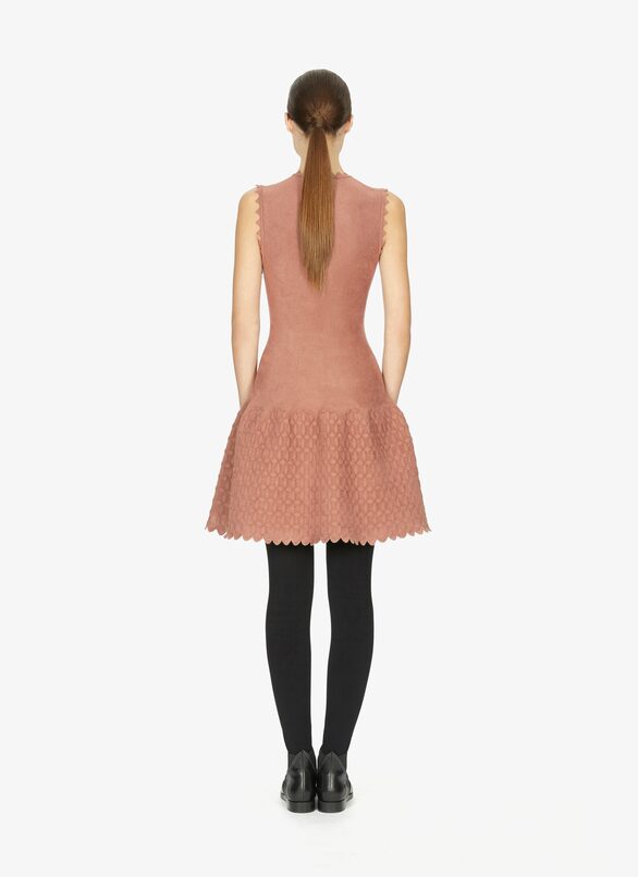 Sleeveless knitted double-breasted dress - Sahara
