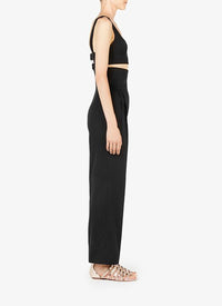 Top crop bustier - Noir