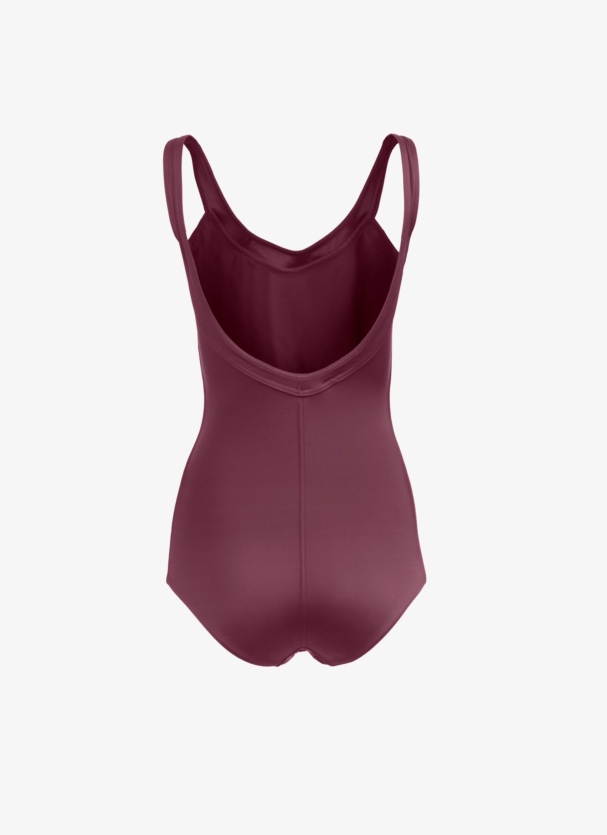 Maillot de bain une pièce avec encolure dégagée - Violet