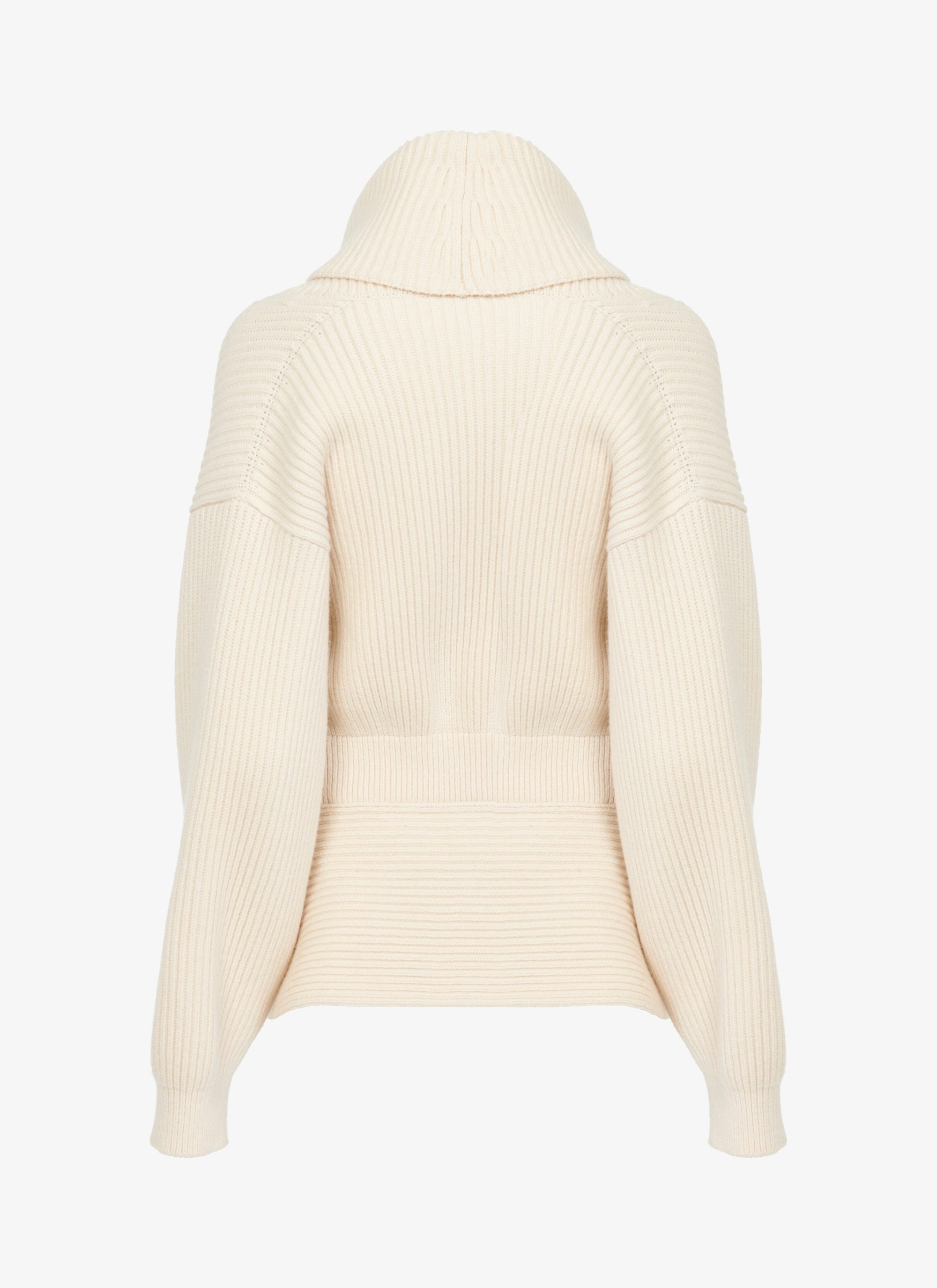 Wool and cashmere cardigan - Ivory