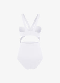 Maillot de bain une pièce bikini - Blanc