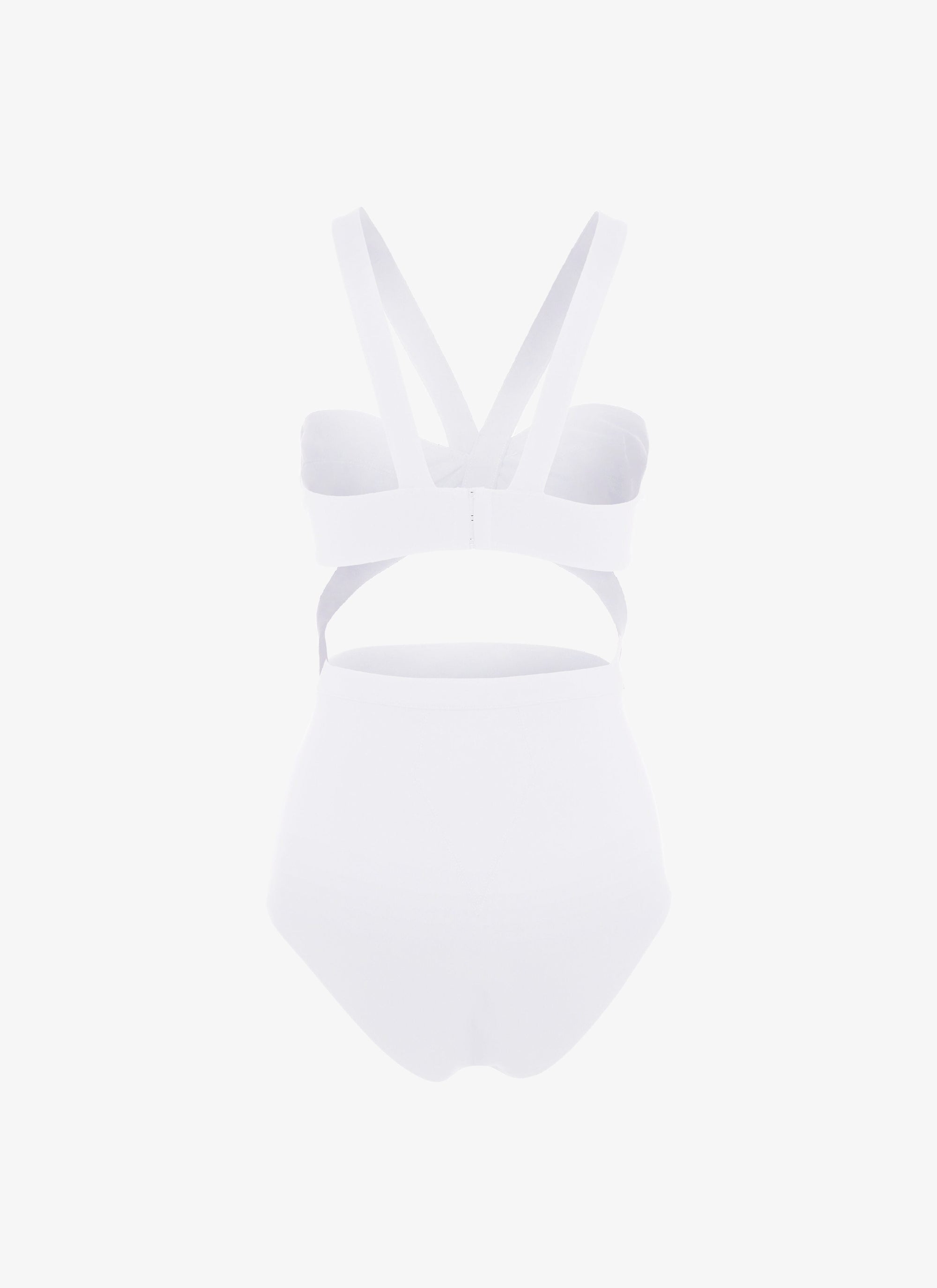 Maillot de bain une pièce bikini - Blanc