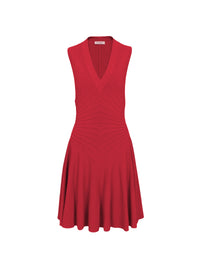 Robe courte sculptante - Bordeaux