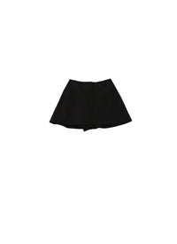 Plain skort - Intense Black