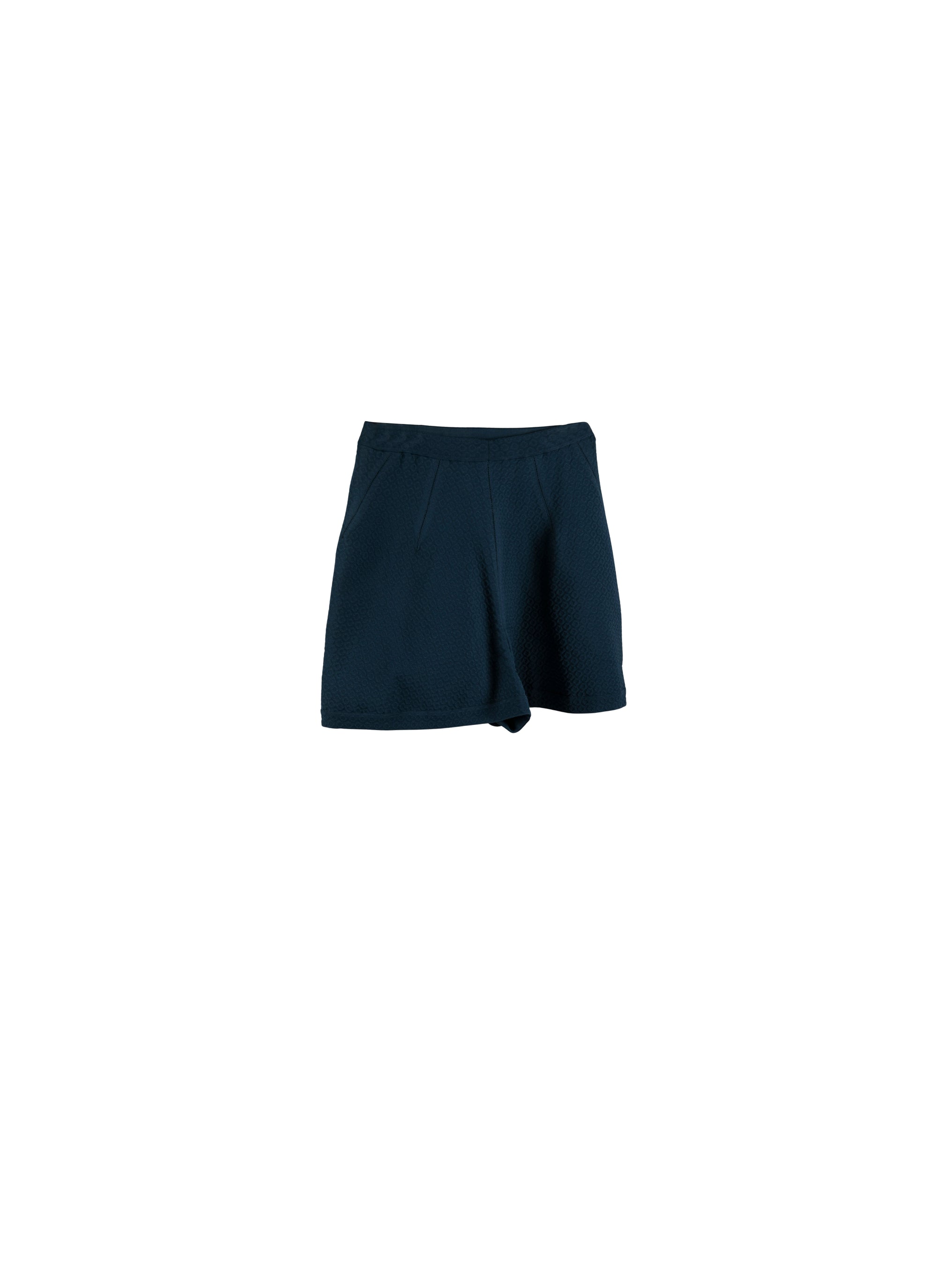 Jupe-short trapèze - Bleu De Prusse