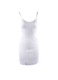 Short skin dress - White
