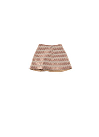 Short skirt with shiny detail - Pink The