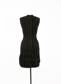 Robe droite sans manches Lampion - Noir