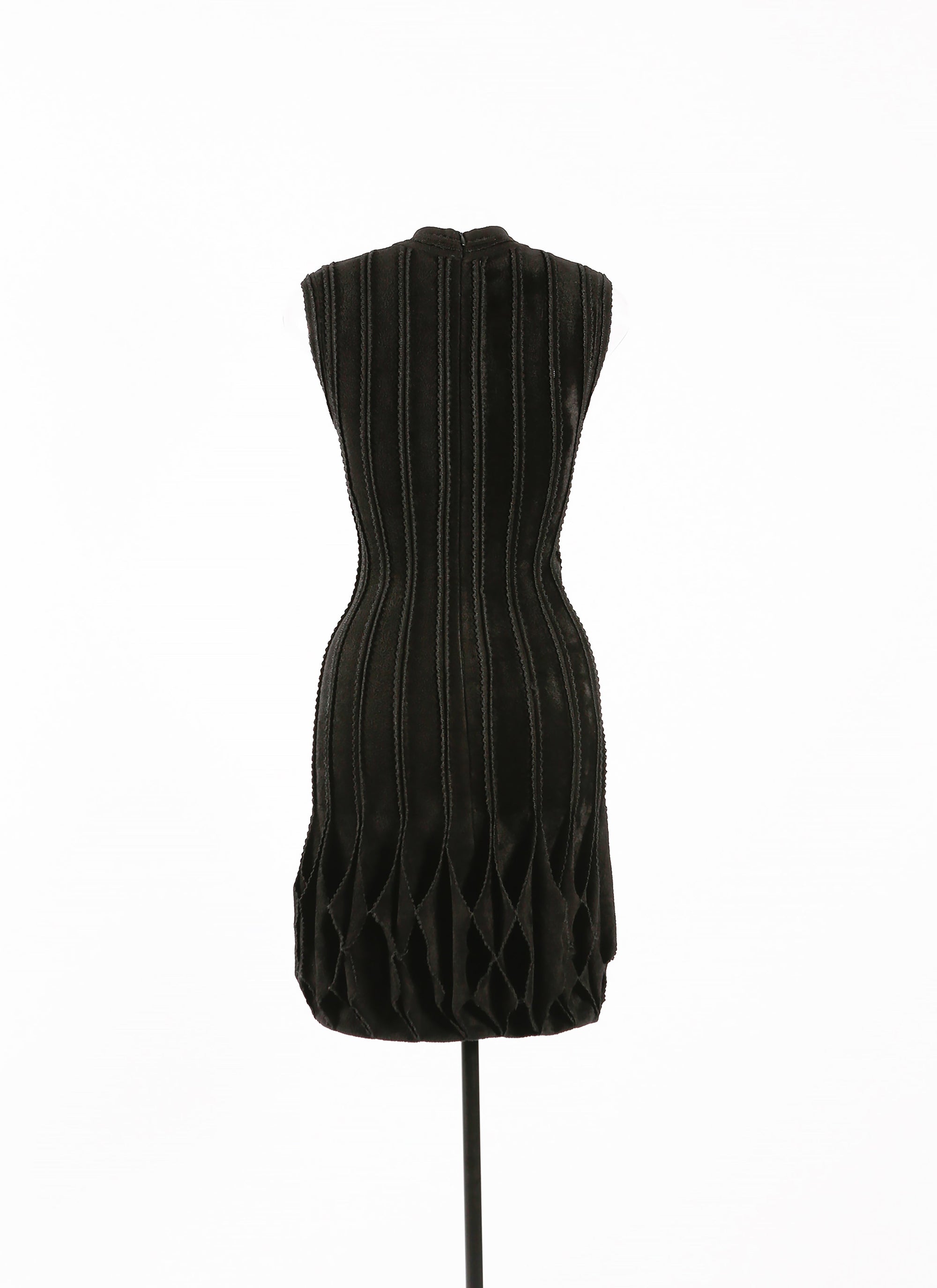 Robe droite sans manches Lampion - Noir